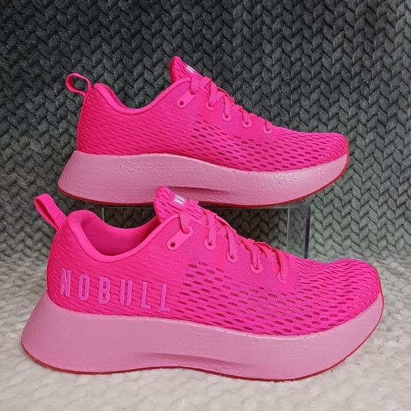 NOBULL Shoes - Nobull Journey Neon Pink Women's Training Running Sneakers Shoes Size 9.5